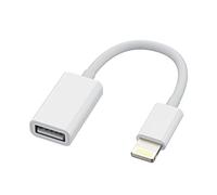 Adattatore da Lightning a USB Cavo OTG per Apple iPhone 14 13 12 11 Pro Max 7 8 Plus X SE XS XR Per iPad Air Chiavetta Scaricare Foto Mouse Lettore Schede Accessori Card Reader Jack Sdoppiatore