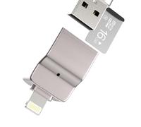 Adattatore da Lightning a USB, lettore di schede di memoria Micro SD per iPhone 14 13 Pro Max per Apple iPad OTG trasferimento foto chiavetta cavo fotocamera digitale compatto esterno 3.0 TF