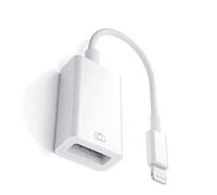 Adattatore da Lightning a USB per fotocamera, certificato Apple MFi, cavo adattatore OTG USB 3.0 per iPhone/iPad per collegare lettore di schede, unità flash USB, disco U, tastiera, mouse, hub, MIDI
