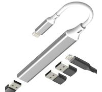 Adattatore da Lightning a USB per iPhone 14 13 Pro Max per Apple Cle Cable Card Lettore per iPad Chiave Adattatore OTG 3.0 Mouse Disco Fotografico Doppia Fotocamera Cavo Splitter Telefono Esterno
