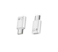 Adattatore da Lightning Femmina a USB-C Maschio in Alluminio per Cuffie: Ascolta, Chiama e Controlla con QualitÃ Hi-Fi White