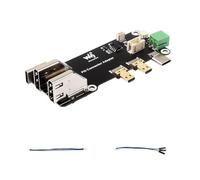 Adattatore da Micro HDMI a HDMI per Raspberry Pi 5 / Raspberry Pi 4B, Dual 4K outputs Are Supported,Due metodi di alimentazione - Porta di tipo C o terminale a vite