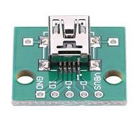 Adattatore da Micro USB a Dip USB PCB, modulo connettore platino USB 5P per scheda PCB da 2,54 mm, alimentazione USB da montare, 10 pezzi