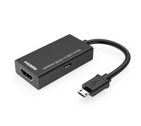 Adattatore da Micro USB a HDMI per Full HD 1080p, la tecnologia MHL 2.0 garantisce un passaggio fluido di video e audio per canali digitali non