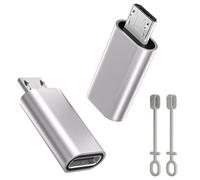 Adattatore da Micro USB a USB-C,da USB-C a micro USB femmina a Micro USB maschio,adattatore da micro Type-C compatibile con Samsung J6/J5/J4/J3/S7/S7 Edge/S6, Y7/Y6/P Smart/P8 Lite,LG G4 (2PCS)