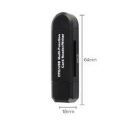 Adattatore da Micro USB OTG a USB 2.0 Lettore di schede SD/Micro SD con connettore USB maschio standard E3R7