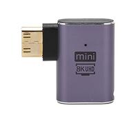 Adattatore da Mini HD a HD Femmina, Indicatore LED di Trasmissione da 48 Gbps Adattatore da Mini HD a HD 8K 60Hz per la Famiglia