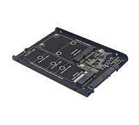 Adattatore da MSATA a SATA3.0 6Gbps da 2,5" con base in metallo per raffreddamento e stabilità