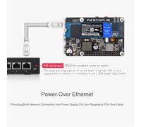 Adattatore da PCIe a M.2 con funzione PoE per 5 PoE HAT