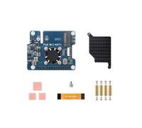 Adattatore da PCIe A M.2 con Funzione PoE per Raspberry Pi 5, Supporta Schede di Espansione SSD NVMe M.2 POE M.2 HAT+ (D)
