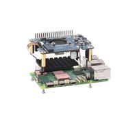Adattatore da PCIe A M.2 con Funzione PoE per Raspberry Pi 5, Supporta Schede di Espansione SSD NVMe M.2 POE M.2 HAT+ (D)