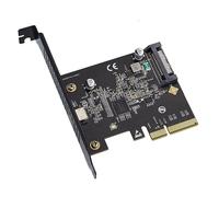 Adattatore da PCIe3.0x4 a USB3.2 Tipo C Espansione USB3.2 Gen2x2 per Migliora la velocità dei dati per PC Elettronica di consumo Scheda di espansione USB