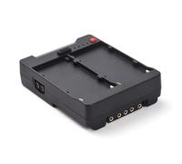Adattatore da piastra batteria NP-F a V, convertitore con staffa V-Lock a doppio slot con uscita D-Tap DC USB-A Type-C, per alimentare il monitor della fotocamera e il telefono cellulare con luce LED