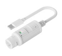 Adattatore da POE a Type C da 48 V a 5 V 2,4 A con uscita Type C, elevata efficienza, involucro protettivo in ABS, protezione da sovraco