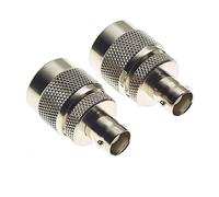 Adattatore Da Presa BNC A Spina Di Tipo N, Adattatore Da Femmina BNC A Maschio Di Tipo N - Accoppiatore Coassiale Per Antenna, WiFi, Router, Connettore Coassiale Maschio Femmina - Confezione Da 2