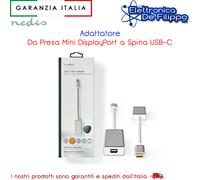 Adattatore Da Presa Mini DisplayPort a Spina USB-C