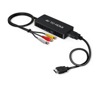 Adattatore Da RCA a HDMI, Da AV a HDMI, Convertitore Audio Video 1080P