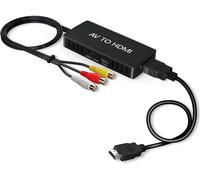 Adattatore Da RCA a HDMI, Da AV a HDMI, Convertitore Audio Video 1080P Con Cavi