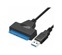 Adattatore da SATA a USB 3.0, trasferimento dati super veloce per SSD/HDD da 2,5 pollici, design mini con hot swapping, plug and play per desktop e
