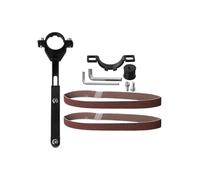 Adattatore da smerigliatrice angolare a levigatrice a nastro per smerigliatrici angolari da 100 mm e 125 mm, kit di conversione in metallo per lavorazione del legno, piastrelle, lucidatura del metallo