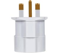 Adattatore da spina inglese a Schuko 13A, compatibile con dispositivi elettrici, ideale per collegare apparecchi in Europa.