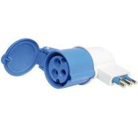 Adattatore da spina normale a presa industriale CEE. Valex