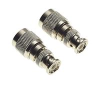 Adattatore Da Spina SMA 50 Ohm A Spina Di Tipo N - Adattatore Coassiale Per Antenna, WiFi, Router, Radio, Connettore Coassiale Maschio-femmina, Ricetrasmettitore Ham Extender - Confezione Da 2