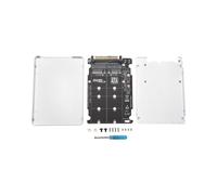 Adattatore da SSD M.2 un U.2 Adattatore 2In1 M.2 NVMe e -Bus NGFF da SSD un PCI-E U.2 SFF-8639 Convertitore PCIe M2, con Shell
