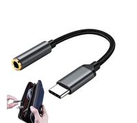 Adattatore da tipo C a 3,5 mm - Cavo audio portatile, convertitore plug-and-play, connettore jack flessibile, dispositivo leggero, gadget compatto, accessorio resistente | Installazione pratica con