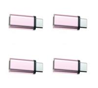 Adattatore da tipo C a tipo, installazione a 8 pin facile da viaggiare e senza gioco richiede un connettore caricabatterie con guscio in lega di alluminio