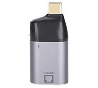 Adattatore da tipo C maschio a RJ45 femmina, adattatore portatile da tipo C a RJ45 Ethernet con porta di ricarica PD3.0, guscio in lega di alluminio per/Android/OS X, supporta