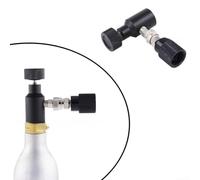 Adattatore da TR21-4 a CGA320 W21.8-14 per bombola di gas compatibile con per carbonatori SODASTREAM per rete di ricarica più ampia (A)