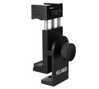 Adattatore da Treppiedi per Smartphone Regolabile Attacco a Vite da 1/4 Nero