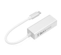 Adattatore da Type-C a RJ45, adattatore Ethernet USB-C, adattatore di rete cablato in lega di alluminio con supporto per velocità 100 M/1000 M e funzionalità Hot Plug, compatibile (100 milioni)