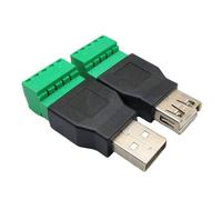 Adattatore da USB 2.0 tipo A maschio a femmina con terminale a vite a 5 pin