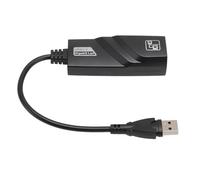 Adattatore da USB 3.0 a Ethernet, convertitore di rete Gigabit, adattatore di rete USB portatile ad alta velocità 10 100 1000Mbps con guscio in ABS, Plug and Play per Vista 7 8