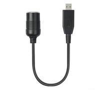 Adattatore da USB a 12 V, confezione da 1 cavo per presa auto per DVR, conversione di potenza stabile dalla porta USB, design in PVC per elettronica auto