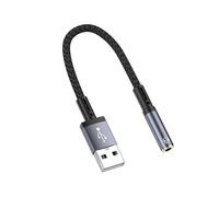 Adattatore da USB a 3,5 mm con chip intelligente per suono chiaro USB 5.1 Channel scheda audio ampia scheda esterna compatibile