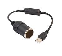 Adattatore da USB a accendisigari da 5 V USB a 12 V Presa Femmina Convertitore Cavo Adattatore Per Accendisigari Auto Registratore di Guida DVR Dash Camera GPS
