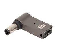 Adattatore da USB a CC Femmina di Tipo C, Design a Gomito con Chip di Ricarica Rapida PD Adattatore di Alimentazione Portatile Compatto da 100 W per Notebook Forniture per