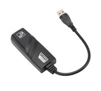 Adattatore da USB a Ethernet, Convertitore di Rete Gigabit Ethernet con velocità di Trasmissione più Elevate, Compatto e Leggero, Robusto Guscio in ABS, Plug and Play per XP,