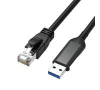 Adattatore da USB a Ethernet USB3.0 a RJ45 cavo maschio direttamente connettore Gigabit Networking per accessori per PC portatili cavo LAN Gigabit