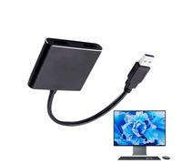 Adattatore da USB a HD per TV, convertitore da HD a USB, connettore 1920 x 1080, trasmissione del segnale plug and play per TV, desktop e laptop