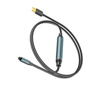 Adattatore da USB a ottico da 24 bit convertitore digitale SPDIF per la connessione del computer portatile convertitore in fibra ottica