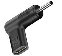 Adattatore da USB C a 100 W PD 3,5 x 1,35 mm, PD USB C femmina a DC maschio, tipo USB C a 3,5 x 1,35 mm, adattatore realizzato per telecamera IP, luci a LED, stampanti, router, sensori, adattatore CC