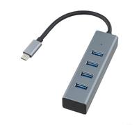 Adattatore da USB C a 4 USB 3.0 ad alta velocità 5 Gbps