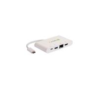 Adattatore da USB-C a 4K HDMI, Gigabit RJ45 IADAP USB31-DOCK1