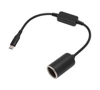 Adattatore da USB C a Accendisigari, Adattatore da USB C Maschio a 12V per Presa Accendisigari per Strisce Luminose a LED per Auto GPS Dash Cam