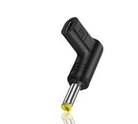 Adattatore da USB C a CC, connettore USB femmina a CC maschio da 12 V tipo | C, compatibile con dispositivi di ricarica di tipo C, nero