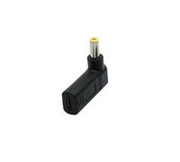 Adattatore da USB C a DC 5,5 x 2,5 mm compatibile con connettore di ricarica per laptop A53V/A55V 19V 4.74A Emulatore di uscita tipo C connettore femmina a maschio